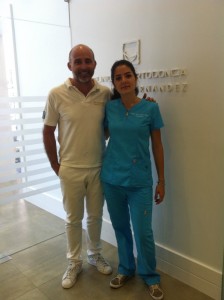 Carla Hajjar y Dr. Leandro Fernández.